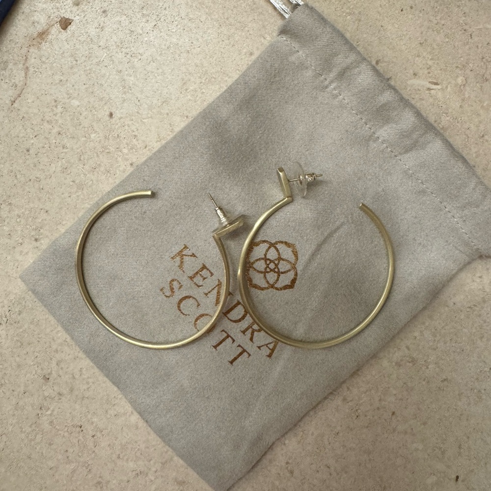 COPY - Kendra Scott gold hoop earrings